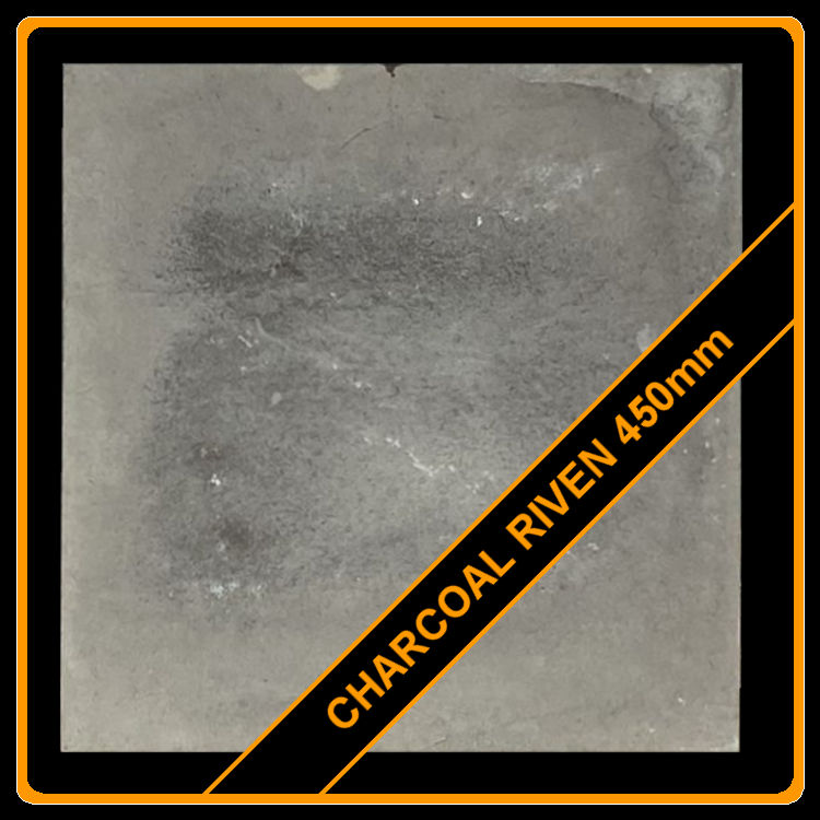 Concrete Charcoal Riven Slabs
